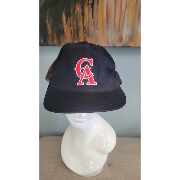 Vintage 1990s California Angels New Era 59Fifty MLB Diamond Collection Hat 7 3/4 - Picture 1 of 11